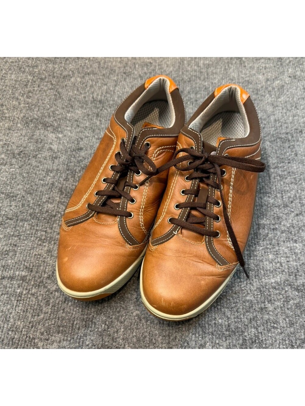 FootJoy Contour Casual 54222 Brown Leather Spikeless Golf Shoes Men’s 8 M